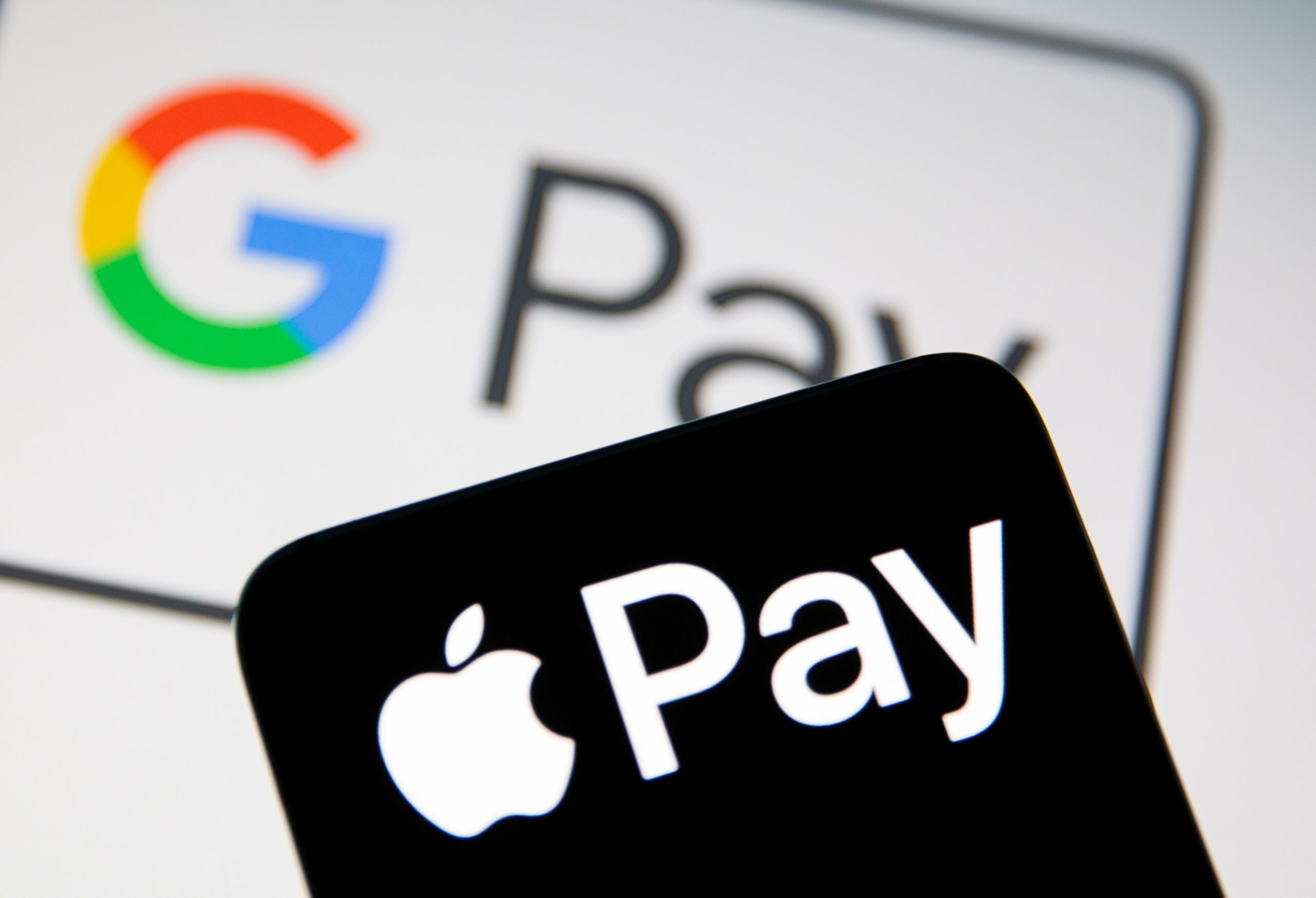 Apple and Google Pay logos