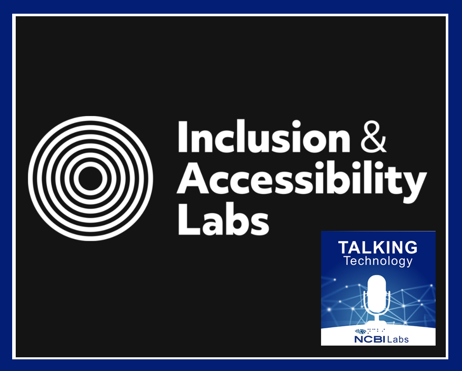 Inclusion and Accessibility Labs in white text set in front of black background