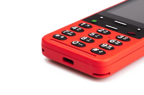 BlindShell 2 phone in red