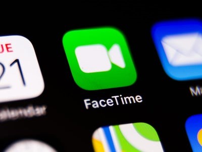 FaceTime icon on iPhone home screen